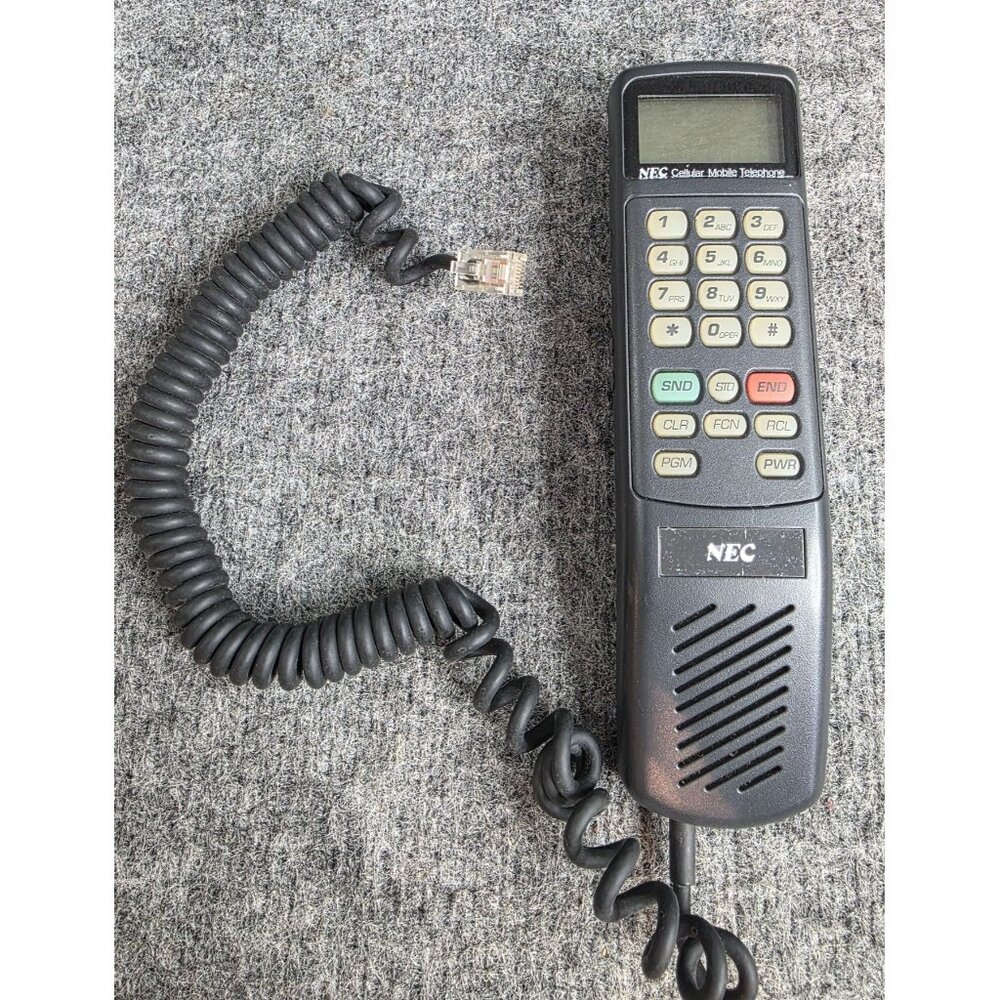 Vtg NEC CH1011A Cellular Mobile Telephone Retro Handset USA Made